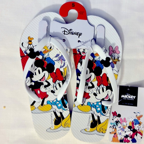 🆕 Disney Ltd Edition Women’s Mickey & Friends “Ears” Icon B&W Slip-On Sandals - Picture 5 of 10